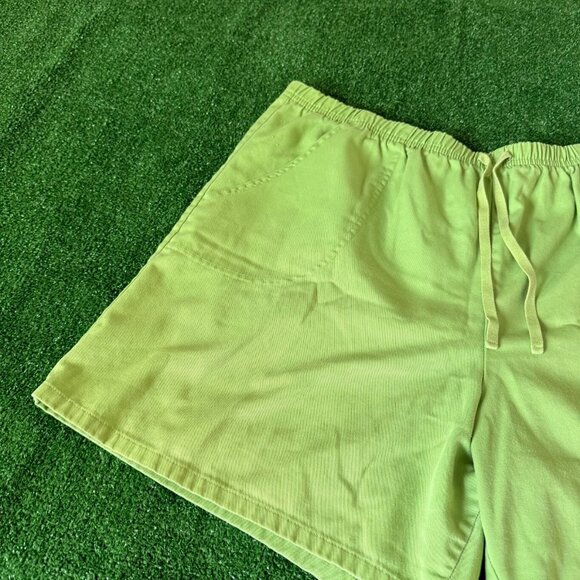 Links Edition MidRise Green Neon Casual Bermuda Shorts Golf Pants Size 10 - Picture 5 of 16